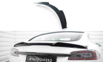 Przedłużenie Spoilera 3D Maxton Tesla Model S Plaid Mk1 Facelift