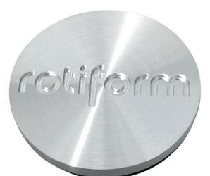 ROTIFORM 2.36" FLAT O-RING CAP-BRUSHED