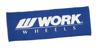 Ręcznik Work Wheels Logo Niebieski