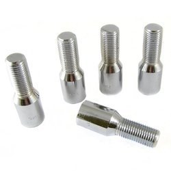 Set of 20 Short SILVER star bolts M12x1,5 + Key