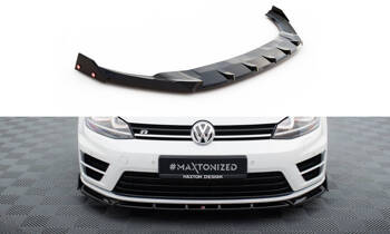 Splitter Przedni V.5 Maxton + Flaps Volkswagen Golf R / R-Line Mk7