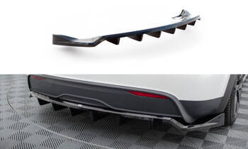 Splitter Tylny Środkowy (Z Dyfuzorem) Maxton Tesla Model X Mk1 Facelift