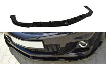 Splitter przedni Maxton Opel Astra H (OPC / VXR) (czarny połysk)