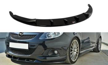 Splitter przedni Maxton Opel Corsa D Nurburg ( OPC / VXR Bumper ) (czarny połysk)