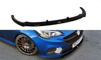 Splitter przedni Maxton Opel Corsa E OPC / VXR (czarny połysk)