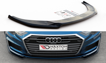 Splitter przedni Maxton V1 Audi A6 S-Line / S6 C8 (czarny połysk)