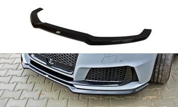 Splitter przedni Maxton V1 Audi RS3 8V Sportback (czarny połysk)