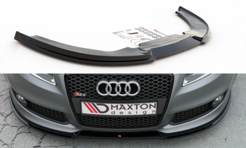 Splitter przedni Maxton V1 Audi RS4 B7 (czarny połysk)