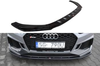 Splitter przedni Maxton V1 Audi RS5 F5 Coupe / Sportback (czarny połysk)