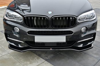 Splitter przedni Maxton V1 BMW X5 F15 M50d (czarny połysk)