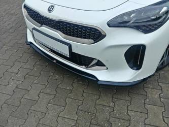 Splitter przedni Maxton V1 Kia Stinger GT (czarny połysk)