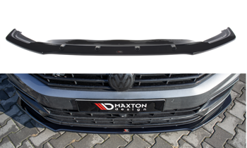 Splitter przedni Maxton V1 Volkswagen Passat R-Line B8 (czarny połysk)