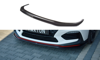 Splitter przedni Maxton V2 Hyundai i30 N MK3 Hatchback / Fastback (czarny połysk)