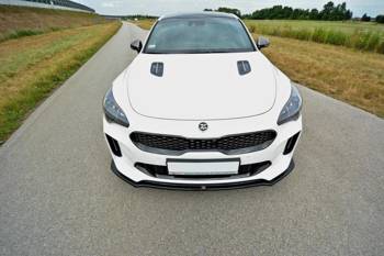 Splitter przedni Maxton V2 Kia Stinger GT (czarny połysk)