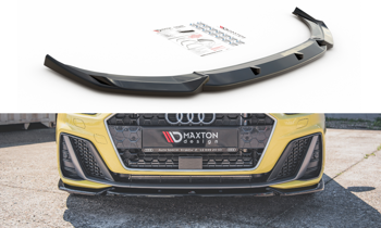 Splitter przedni Maxton V3 Audi A1 S-Line GB (czarny połysk)