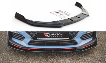 Splitter przedni Maxton V3 Hyundai I30 N Mk3 Hatchback/ Fastback (czarny połysk)