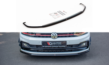 Splitter przedni Maxton V3 VW Polo GTI MK6 (czarny połysk)