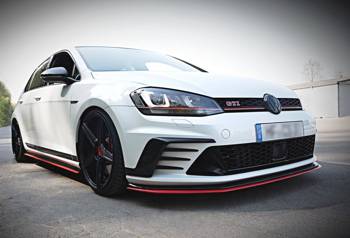 Splitter przedni Maxton Volkswagen Golf MK7 GTI Clubsport (czarny połysk)