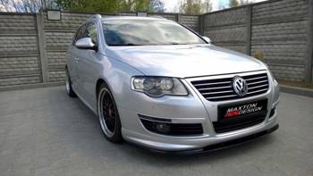 Splitter przedni Maxton Volkswagen Passat B6 R-Line (czarny połysk)