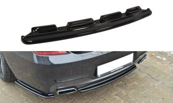 Splitter tylny srodkowy Maxton BMW 6 Gran Coupe M-Pack (bez dyfuzora) (czarny połysk)